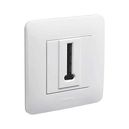 Prise Telephone - Prise murale - Prise encastrable - Prise electrique - Prise saillie Debflex - Gamme Casual Complet/Prise TéléPhone / 8 Plots - Blanc Brillant