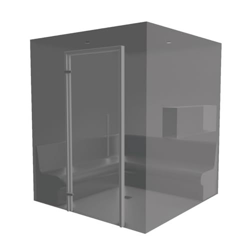 Kit de construcción de Cabina de hammam para alicatar 180 x 180 con generador de Vapor