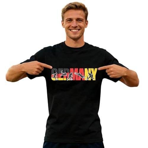 Camiseta de manga corta para hombre, camiseta de fútbol de Alemania, camiseta de fútbol, camiseta de cuello redondo, camiseta deportiva de verano, camiseta de entrenamiento informal, camiseta de ocio