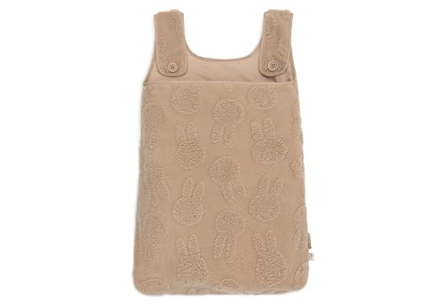 Jollein Opbergzak box - Nijntje Jacquard Teddy - Biscuit - babybed organizer - speelgoedzak voor babyspullen - 65x42x3 cm