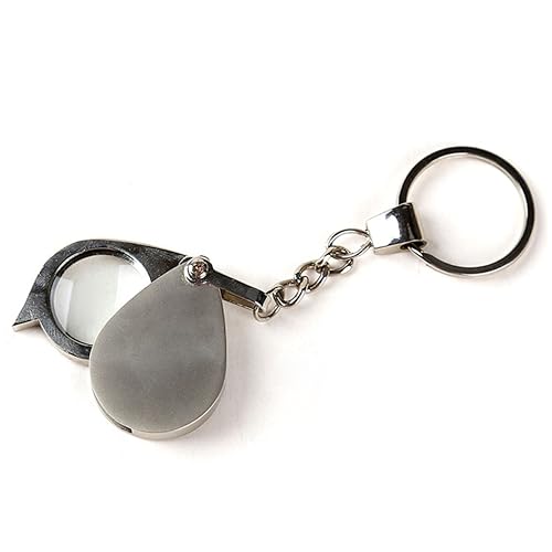 Healvian 3 Pecas Chaveiros De Lupa De Bolso Lupa De Vidro Lupa Dobrável Gargantilhas Para Crianças L