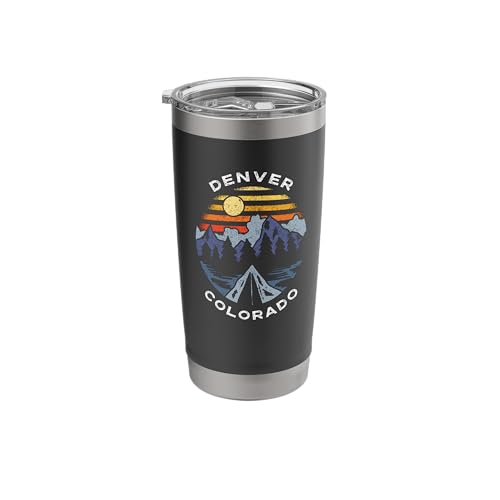 Denver Colorado Mountains Insulated Tumbler