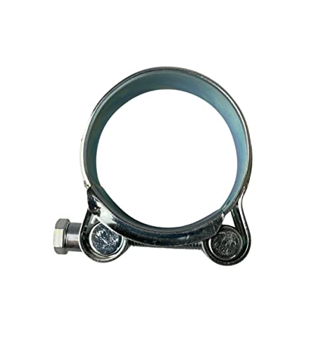 Boltza® Single Bolt Hose Super Clamp 32-35mm Clip Silicone Rubber Exhaust x4, Silver - Image 4