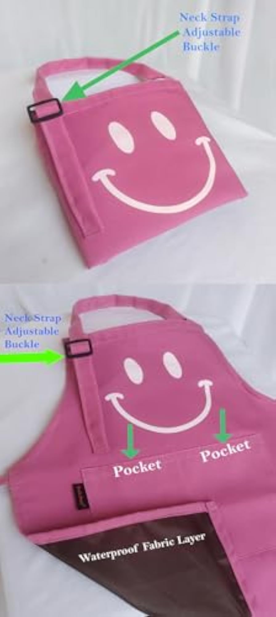 Kids Cooking Apron, Adjustable Gift for Young Chefs