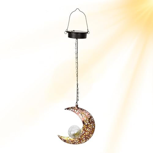 Lampes solaires de jardin suspendues et étanches de 60 cm pour extérieur
