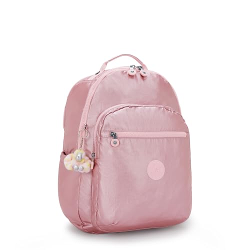 Image of Kipling Women's Seoul Extra Large Bts 17 inch Laptop Backpack, Durable, Roomy with Padded Shoulder Straps, Built-In Protective Sleeve