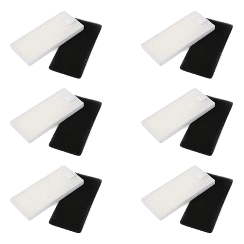 MIRTUX Kit de 6 Filtros para Conga Excellence 990 - Recambios para Conga de Calidad - Accesorios para Conga de Alta Eficiencia - Repuestos de Filtros para Conga