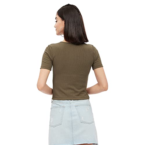 Image of Harpa Women's Solid Regular Fit Blouse