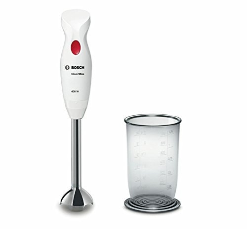 Bosch Stabmixer CleverMixx MSM24100, 400 W, Mixfuß Edelstahl, Mix-/Messbecher, 4 Klingen, weiß – Ansicht 2