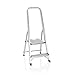 Produktbild hjh OFFICE 801102 Klappleiter SOLID I Aluminium Trittleiter mit 2 Stufen und Sicherheitsbügel, bis 150kg belastbar