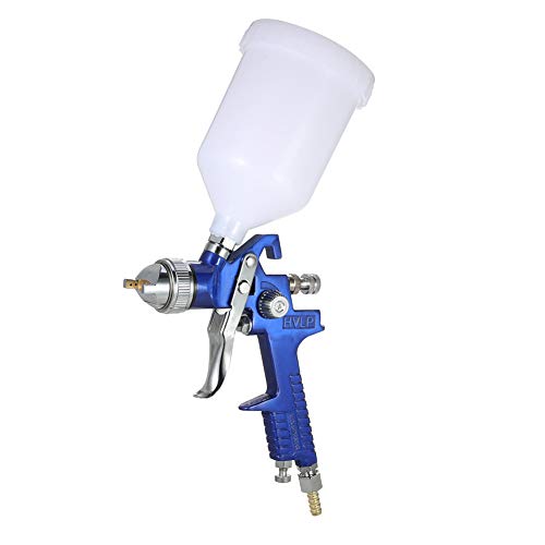 HVLP Gravity Feed Air Spray Gun 600CC Cup with 3 Nozzles 1.4mm 1.7mm 2.0mm, Paint Sprayer Airbrush Painting Tool Kit for Car Auto Repair Tool Painting Kit - Image 4