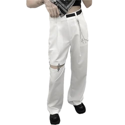 Pantalon large femme taille haute streetwear pour un look d'été hip hop