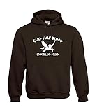 Textilhandel Hering Kapuzenpullover - Camp-Halfblood (Braun, M)