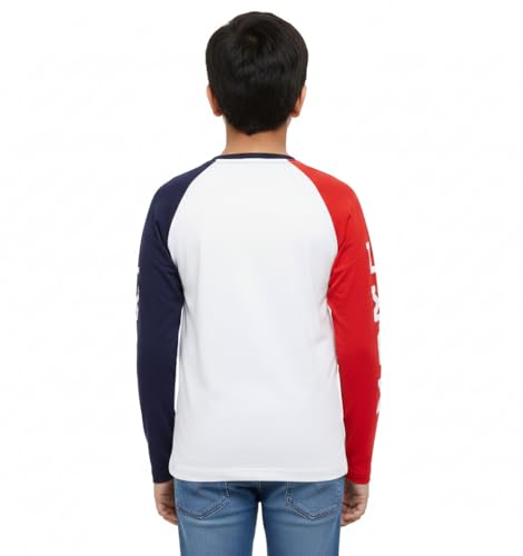 Image of Clotth Theory Boys Printed Bio Washed Cotton Full Sleeve T-Shirt for Boys