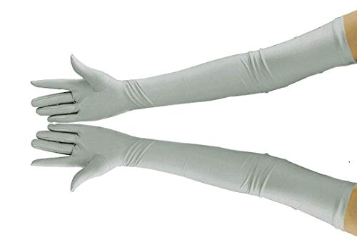 Shinningstar 5-18 Years' Children's Girls' Boys' Spandex Make-up Over Elbow Long Gloves2