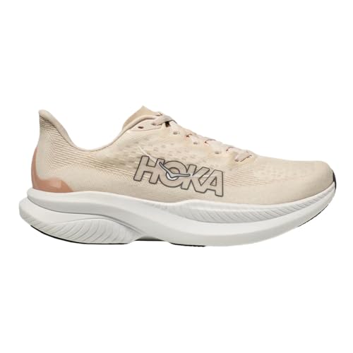 Image of Hoka Women's Mach 6 Eggnog /Vanilla 8 Medium