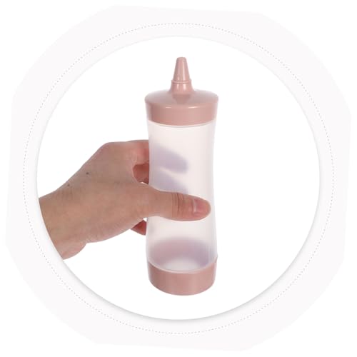 Bouteilles Squeeze Sauce Rose Distributeur Condiments Étanche Réutilisable - 5