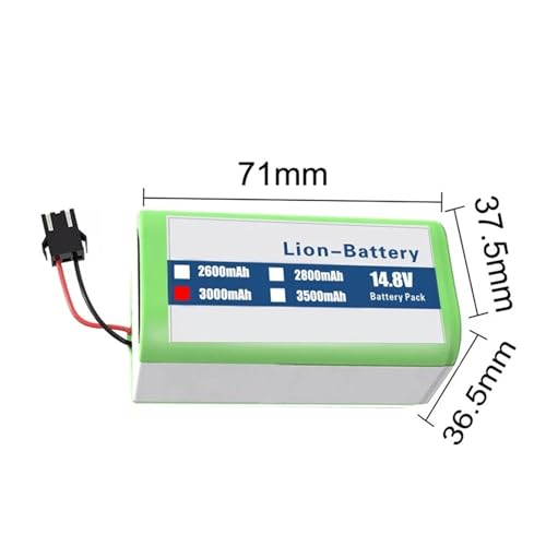 Batería de Iones de Litio 14,8V para Robot Aspirador Conga 1390 y 1490 3