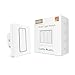 Price comparison product image MOES WiFi Smart Light Switch, Neutral Wire Needed, Push Button Smart Switch Wall Switch, Works with Smart Life/Tuya APP Remote Control, Alexa Google Home for Voice Control, 1 Gang White, 2.4Ghz WiFi