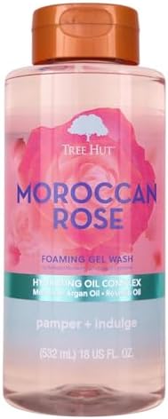 Tree Hut Moroccan Rose Foaming Body Wash, 18 Fl Oz