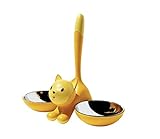 A di Alessi Tigrito Cat Bowl, Yellow