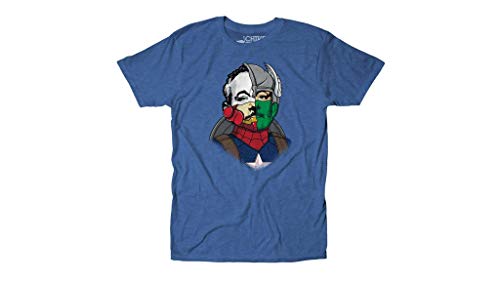 theCHIVE Men's Bill Murry BFM T-Shirt (Large, Assemble - Blue)