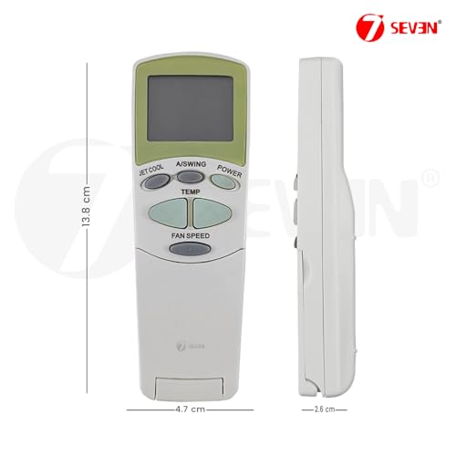 Image of 7SEVEN Compatible AC Remote Control for LG Split and Window Air Conditioner, Match Keys Exactly with Original 16B AC Remote Before Placing Order