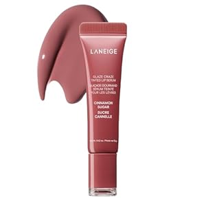 LANEIGE Glaze Craze Tinted Lip Serum: Hydrating Lip Serum for Glossy, Nourished Lips with Plumping Polypeptides