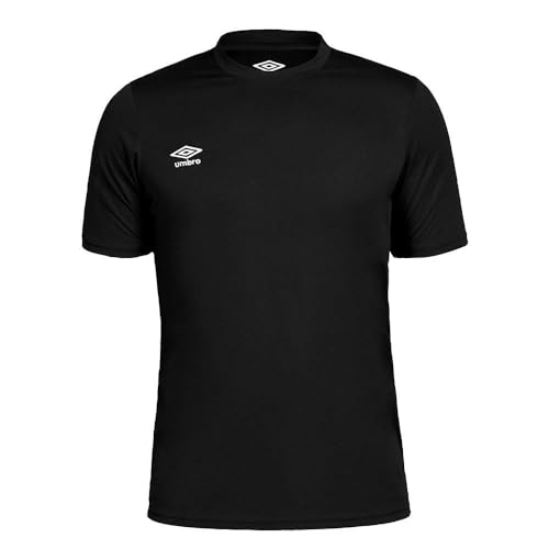 Photo de Umbro Oblivion Junior Maillot de Football pour Enfants, Oblivion JNR, Noir