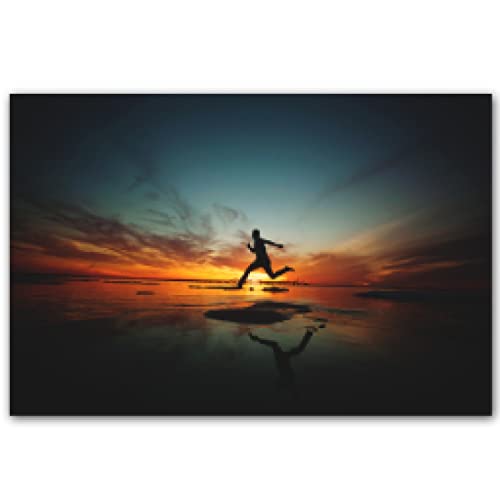 Toile paysage coucher de soleil poster geant decoration murale grand format pour votre salon - 3