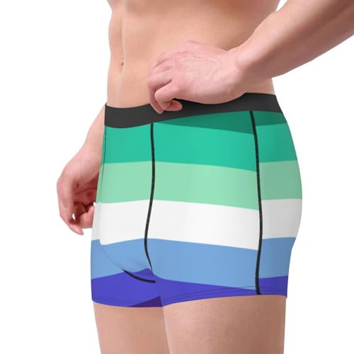 Mlm Pride Flag Gay Man Pride Boxer Briefs Comfort Stretch Underwear Trunks Wicking Breathable Knickers For Mens3
