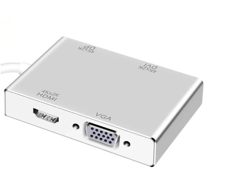 Hub vidéo 4 en 1 USB-C pour réussir vos présentations en salle de réunion
