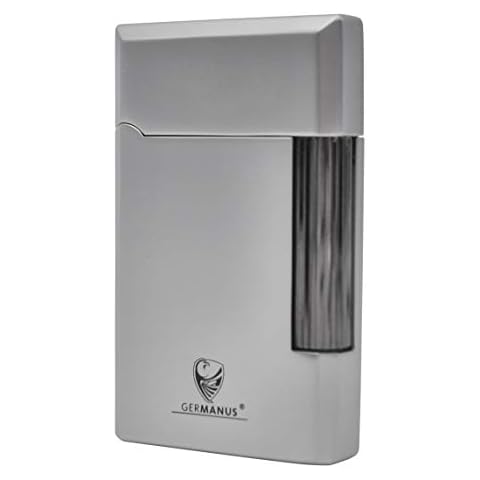 Briquet GERMANUS en métal argenté Cover