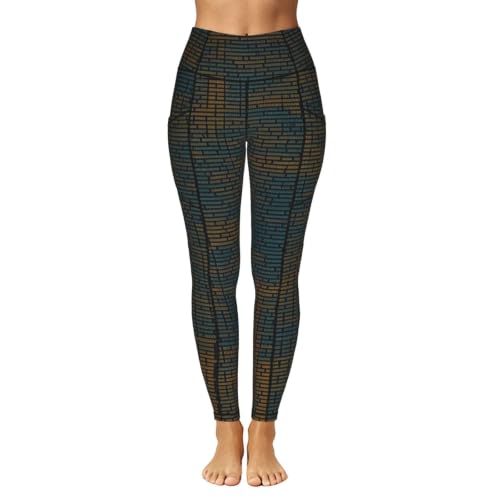 Pantalones de yoga para mujer elásticos Programming Code 1 opacos de alta densidad 2