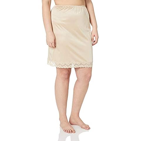 Under Moments Slipon Skirt (UM52020) Nude, 18" M (Pack of 2) Cover