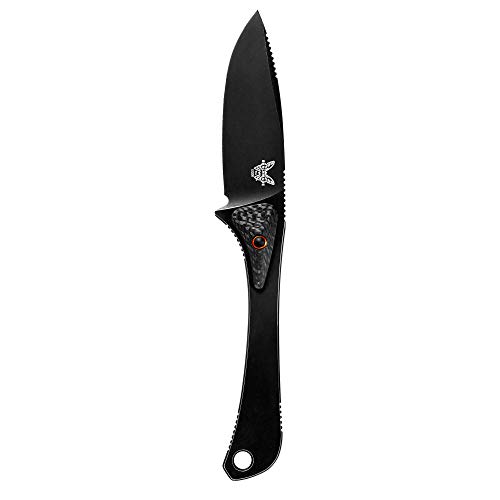 Benchmade - Altitude 15200 Knife, Drop-Point Blade, Plain Edge, Coated Finish, Black Handle