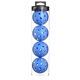 Photo Gallery aotusoa 4 outdoor pickleballs alta qualità palline da gioco diametro 74 mm 40 fori per giochi all aria aperta e tornei uso esterno esterni, blu Photo Gallery aotusoa 4 outdoor pickleballs alta qualità palline da gioco diametro 74 mm 40 fori per giochi all aria aperta e tornei uso esterno esterni, blu