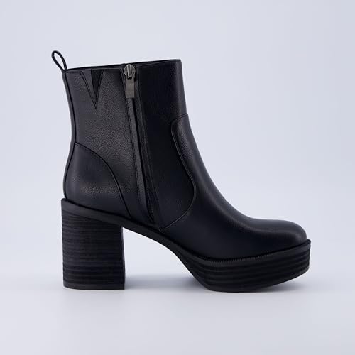CUSHIONAIRE Women's Festival Platform Block Heel Boot +Memory Foam, Wide Widths Available4