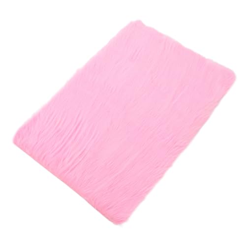 Cabilock Plush Furry Rug Feet Rectangular Area Mat for Bedroom Nursery Soft Faux Fur Floor Carpet Easy to Clean Stylish Decorative Floor Chair Mat