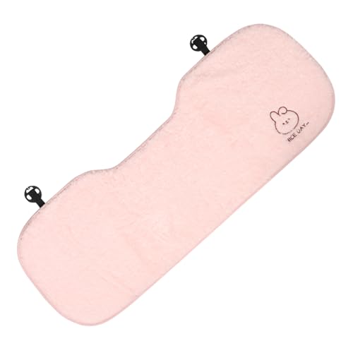Siège conducteur en peluche rose OUNONA pour éliminer le froid des banquettes de voiture