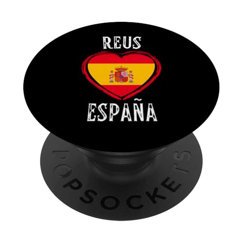 España Flag Heart Reus City PopSockets PopGrip Adhesivo