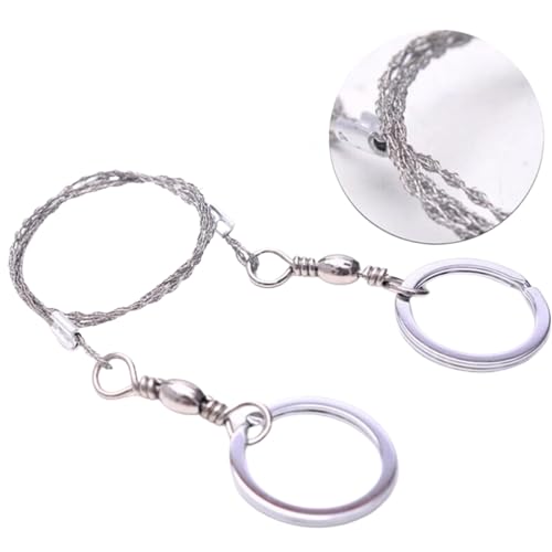 Serra Fio Corrente de Emergência Aço Inoxidável Camping Bolso Ferramenta Portátil Sobrevivência Cord