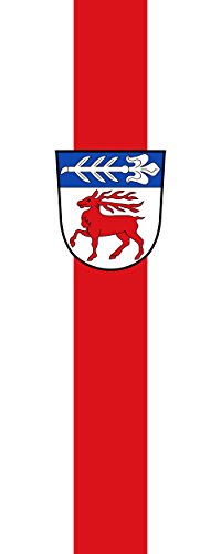 Drapeau portrait oriflamme vertical Polling 300x120cm de 3.5m²