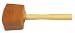 Produktbild Ulmia 300-2 Holzhammer / Schreinerklüpfel 300-2 ~ Schlagkopf aus bestem, gedämpftem Rotbuchenholz, alle Kanten mit gefräster Faste, Stiel aus Eschenholz, eingeleimt und verkeilt ~ Schlagkopf: 140 x 80 x 110