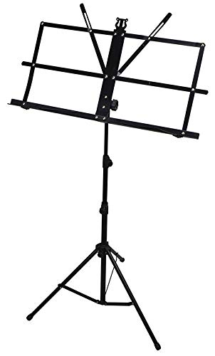 Image of Sheet Music Stand Fully Adjustable Compact & Folding with Bag