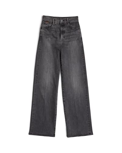 G-STAR Women's Deck 2.0 High Loose Jeans Schwarz (Worn In Black Sacramento D23591-D874-H402) 26W / 32L – Ansicht 4