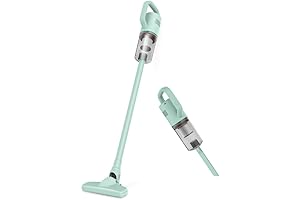 keromee cordless vacuum cleaner, handheld stick mini lightweight 2-in-1 vacuum for pet...