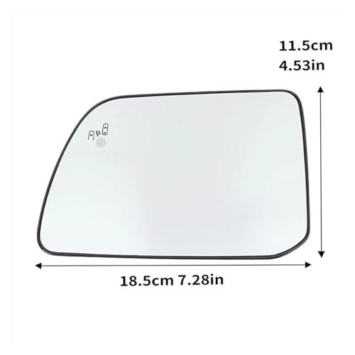 Miroir glace convexe dégivrant Ford Lincoln MKX 2011 2012 2013 2014 2015