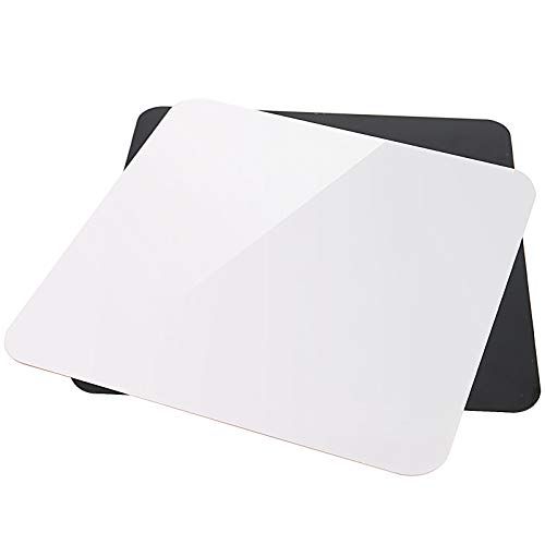 ZOENHOU 2 PCS 12 x 12 Inch Acrylic Reflective Display Backdrop Board, Black and White Props Background Board for Photography Tabletop, Acrylic Sheet for Professional Product Photo Surface - Thumbnail 3