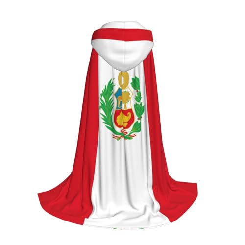 Capa con capucha de Perú unisex para disfraces de Halloween y magos 3